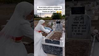 Düğün Günü Anne Baba Mezarına Giden Gelin😥💔