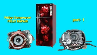 Refrigerator compressor repair | LG fridge compressor coil winding | compressor coil winding