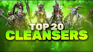 TOP 20 CLEANSERS (Ranked 20 to 1) | RAID Shadow Legends