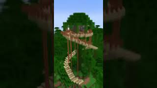 Incredible tree house in Minecraft | #Shorts #Minecraft #TikTok