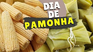 ✅️Fazendo PAMONHA na casa da minha mãe🌽| usamos um Ralador Elétrico| pamonhas de Doce e de Sal 🌽🍽☕️