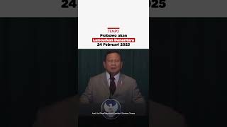 Prabowo akan Luncurkan Danantara 24 Februari 2025 #shorts