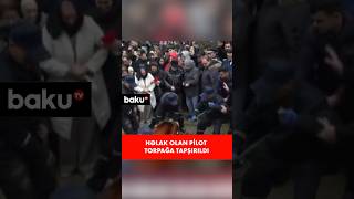 Təyyarə qəzasında həyatını itirən pilot Aleksandr Kalyaninov son mənzilə yola salındı