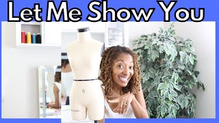 WHY WOULD YOU WANT A MINI DRESS FORM? - [Half Scale Dress Form Draping]