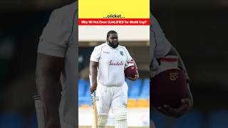 क्यों West Indies Team World Cup के लिए Qualify नहीं कर पाया?🤔Facts about cricket #shorts #short