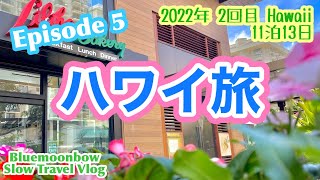 【Hawaii旅 ⑤】リリハでブランチ/ハッピーアワー/Vlog /ハワイ渡航歴30年70回以上