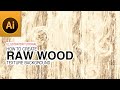 Create Realistic Raw Wood Texture Effect Background in Adobe Illustrator