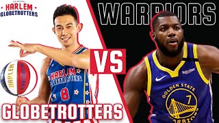 Trick Shots with Golden State Warriors | Harlem Globetrotters