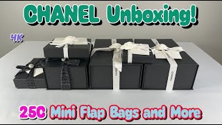 Chanel Unboxing 25C Mini Flap Bags and More