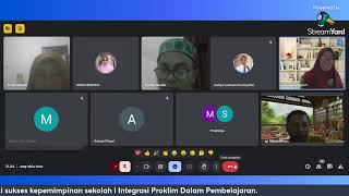 Talk Online 9 l PLC sbg kunci sukses kepemimpinan sekolah l Integrasi Proklim Dalam Pembelajaran.