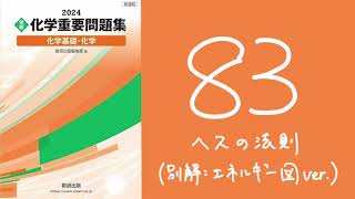 2024化学重要問題集_解答解説_83ヘスの法則（別解エンタルピー図Ver）