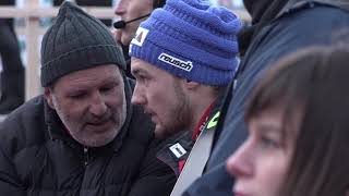 Emotionen beim Slalomrennen in Wengen