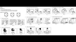 Listening B1, PET 2, Test 1, Part 1