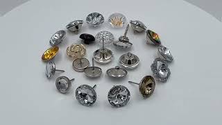 Upholstery Crystal Button Glass Acrylic Clear Sofa Buttons