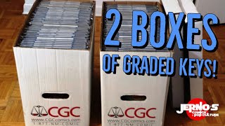 Two Boxes Filled With Graded Key Comics From CGC, CBCS And EGS | My Entire Slabbed Collection