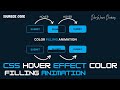 Easy Css Color Filling Animation Hover effect | Sliding Effect | #css #webdevelopment #htmlcss