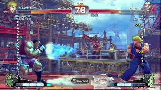 Playerjun52 [Ken] vs issk3 [Balrog] SSF4 Japanese Online Ranked Matches - TRUE-HD