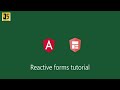 Reactive forms tutorial | 2022 | Angular 13