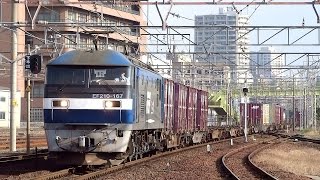 JR貨物 EF210-167 貨物列車 (5052レ 桃太郎が代走) 東海道本線 熱田駅