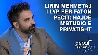 “Ai është hajn”, Lirim Mehmetaj i lyp fer Faton Pecit: Hajde n'studio e privatisht