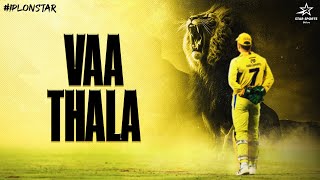 'Vaa Thala' celebrating MS Dhoni's legacy before the IPL season opener|#ThalaForever|IPL On Star