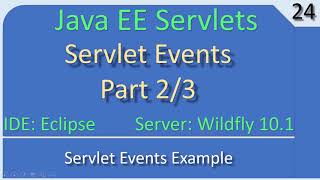 Servlet Events & Listeners Example Part 2/3 | JavaEE Wildfly Servlet Tutorial #24