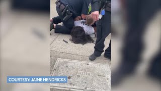 LMPD officer caught on video striking man in face