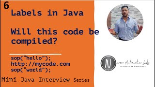 Labels in java - Tricky Java Question