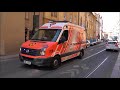 unusual siren ascr ambulances responding code 3 in prague