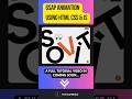 GSAP ANIMATION USING HTML CSS & JAVASCRIPT | GSAP | GSAP Animation