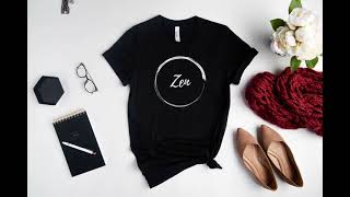 Zen Enso Circle T-Shirt #zen #zendesign #EnsoCircle #Japanesezen #Zenbuddhism #aestheticallypleasin