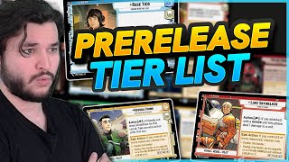 PRERELEASE SET 4 LEADER TIER LIST! | Star Wars Unlimited