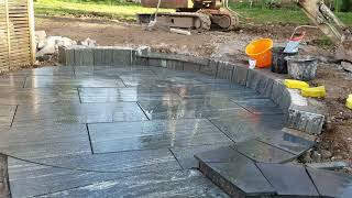 Granite Patio From Start To Finish