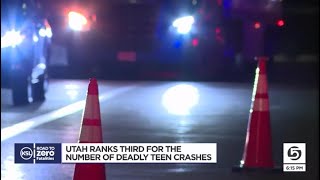Utah ranks third in number of deadly teen crashes