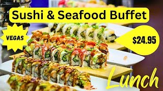 Cheapest AYCE SUSHI Las Vegas Buffet GEN at Planet Hollywood Shops Lunch