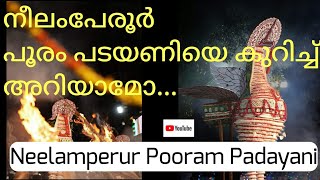 നീലംപേരൂർ പൂരം പടയണിയെ കുറിച്ച് അറിയാമോ Neelamperur pooram padayani