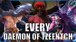Every Single Daemon of Tzeentch EXPLAINED By An Australian | Warhammer Lore