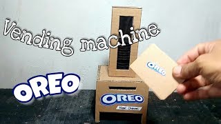 How to make a Simple Oreo Vending Machine with Drink Tea