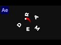 Advanced Motion Graphics Text Animation in After Effects - After Effects Tutorial