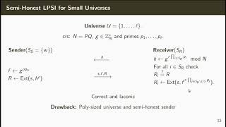 Laconic Private Set Intersection and Applications