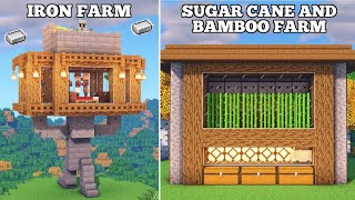 #minecraft #ironman farm #sugarcane and bamboo farm