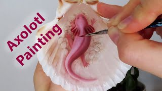 3D Axolotl in Resin Shell