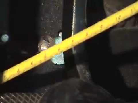 Clutch Adjustment Part I Clutch Adjustment Part I