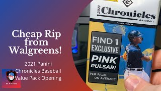 Cheap Rip from Walgreens! | 2021 Panini Chronicles Baseball Value Pack Opening