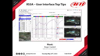 4-5 - Race Studio 3 User Interface 'Top Tips' - Live Webinar with Roger Caddell - 5/30/2023