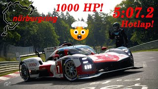 GT7: 5:07.2 Toyota GR010 Nordschleife Hotlap With Setup!