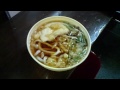 ビックチェイス神川　幻の力うどん　レトロうどんそば自販機！　udon vending machine in japan　rare menu force udon