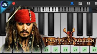 Pirate's Of The Caribbean - He's a Pirate Theme - ( Mobile Piano Cover ) Legend Jack Sparrow | 2020