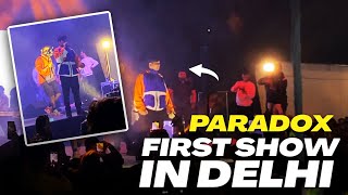 Paradox First Show 12K+ People in his First Consert | @Paradoxhere Hustle 2.0 Live Performance In Delhi