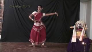 Odissi stepping  【Chauka】 No.3~5